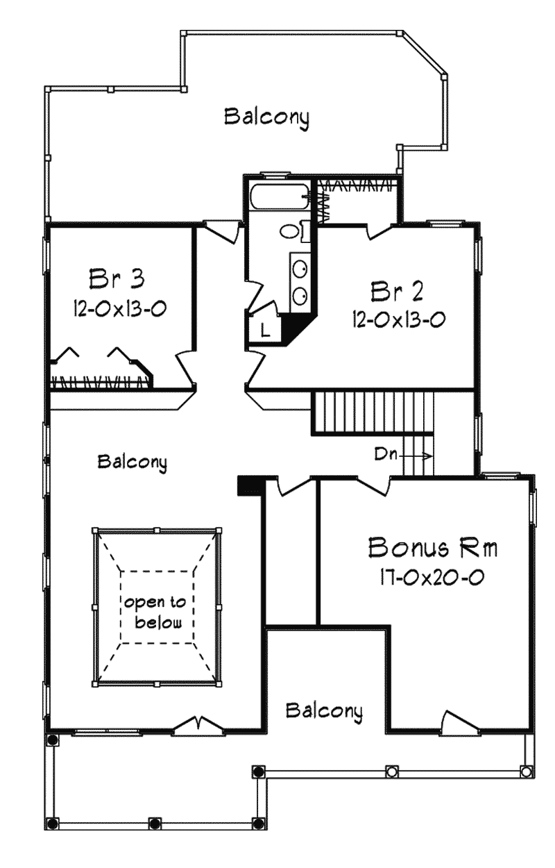 Sweetcrest Craftsman Home Plan 018D-0004 - Shop House Plans and More