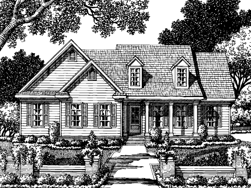 Rosebud Country Home Plan 019D0008 Shop House Plans and More