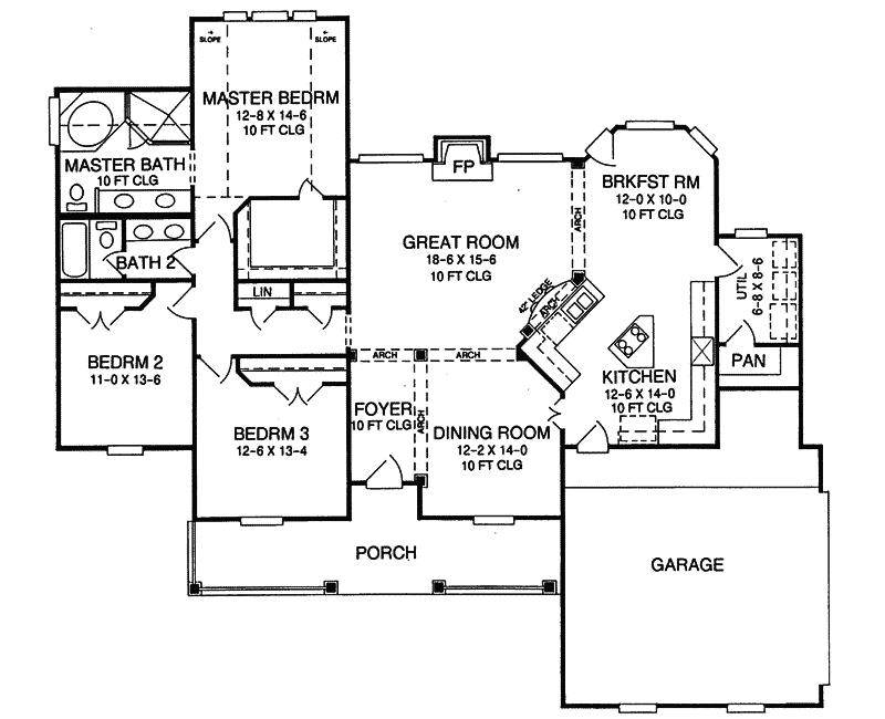 Dayton Spring Ranch Home Plan 019D0011 House Plans and More