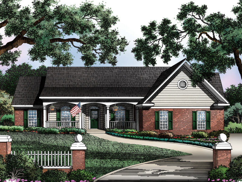 Dayton Spring Ranch Home Plan 019D-0011 - Search House Plans and More