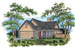 Traditional House Plan Front of House 019D-0029