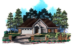 Ranch House Plan Front of House 019D-0034
