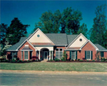Colonial House Plan Front of Home - 019D-0039 - Shop House Plans and More