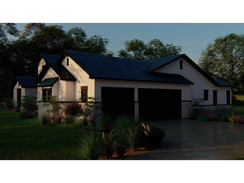 Ranch House Plan Side View Photo 01 - 019D-0044 | House Plans and More