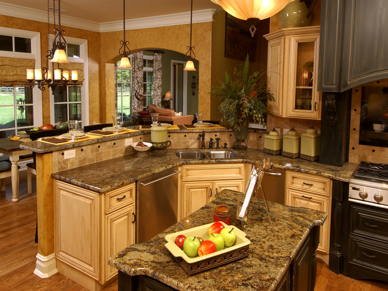 European House Plan Kitchen Photo 01 - Darby Hill European Style Home 019S-0003 | House Plans and More