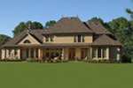 European House Plan Rear Photo 01 - Darby Hill European Style Home 019S-0003 | House Plans and More