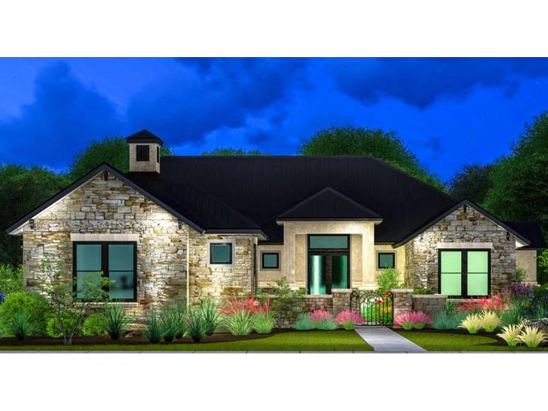 Southwestern House Plan Front Image - 019S-0004 | House Plans and More