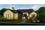 Southwestern House Plan Front of House 019S-0004
