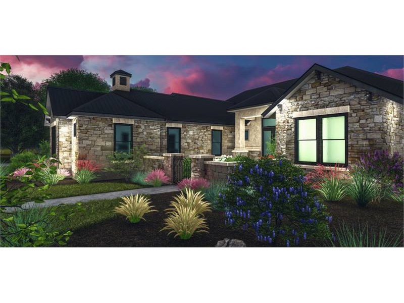 Southwestern House Plan Front Photo 04 - 019S-0004 | House Plans and More