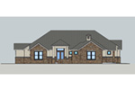 Sunbelt House Plan Front Image of House - 019S-0005 - Shop House Plans and More