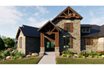 Mountain House Plan Entry Photo 01 - 019S-0007 | House Plans and More