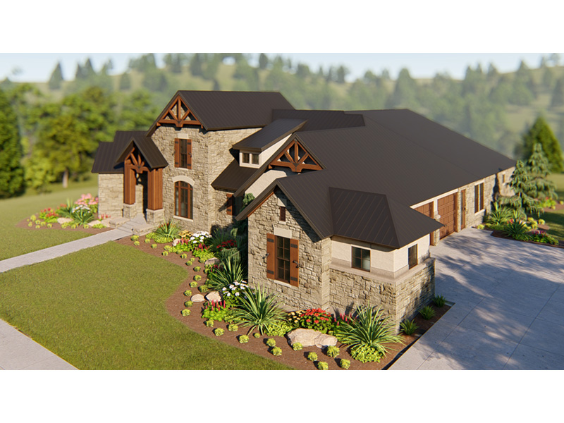 European House Plan Front Photo 04 - 019S-0007 - Shop House Plans and More