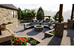 European House Plan Outdoor Living Photo 01 - 019S-0007 - Shop House Plans and More