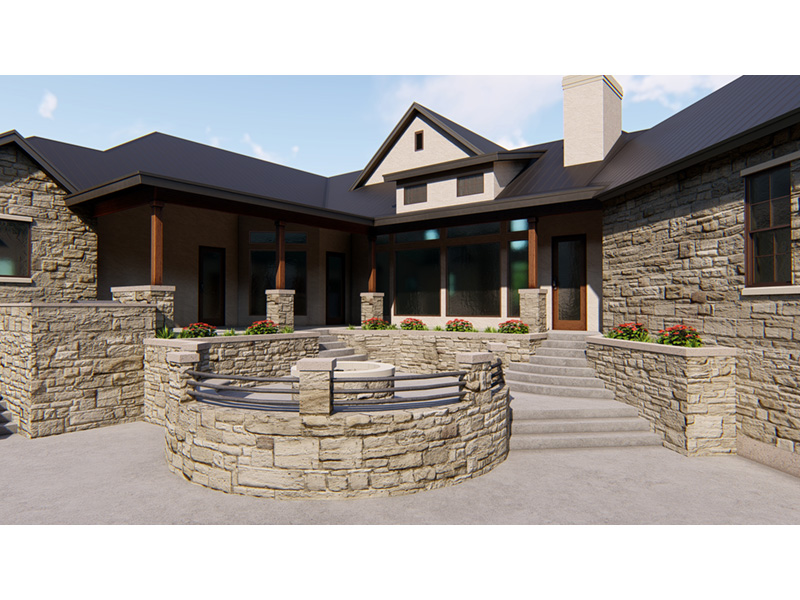 European House Plan Rear Photo 02 - 019S-0007 - Shop House Plans and More