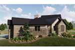 European House Plan Side View Photo 01 - 019S-0007 - Shop House Plans and More