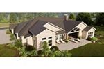 Ranch House Plan Rear Photo 02 - 019S-0008 - Shop House Plans and More