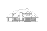 Country House Plan Rear Elevation - 019S-0011 | House Plans and More