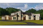 Contemporary House Plan Front Photo 02 - 019S-0040 - Shop House Plans and More