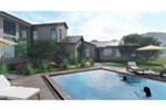 Contemporary House Plan Outdoor Living Photo 01 - 019S-0040 - Shop House Plans and More
