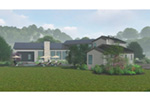 Contemporary House Plan Rear Photo 02 - 019S-0040 - Shop House Plans and More