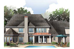 Country French House Plan Rear Photo 01 - 019S-0041 - Shop House Plans and More