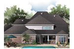 Country French House Plan Rear Photo 01 - 019S-0042 | House Plans and More