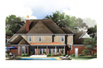 Luxury House Plan Rear Photo 01 - 019S-0047 - Shop House Plans and More