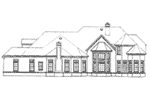 Luxury House Plan Rear Elevation - 019S-0049 | House Plans and More
