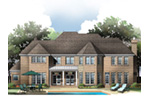 Luxury House Plan Rear Photo 01 - 019S-0050 - Shop House Plans and More