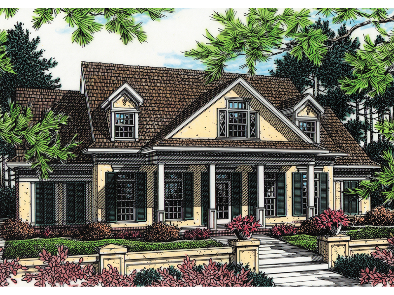 Dearborn Southern Country Home Plan 020D-0012 - Search House Plans and More