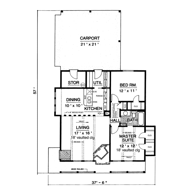 Huntsville Rustic Cottage Home Plan 020D 0056 Search House Plans And More