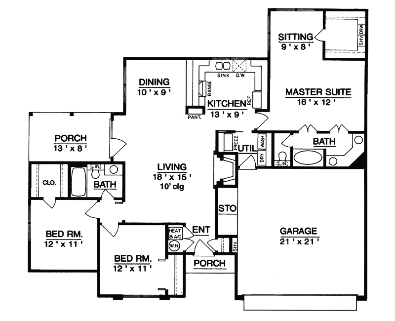 Poplar Grove Contemporary Home Plan 020D 0115 Shop House Plans And More