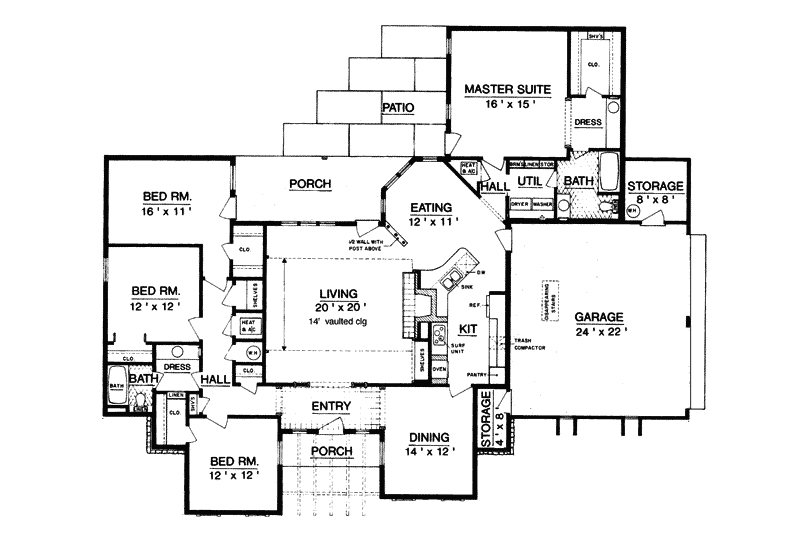 old southern homes floor plans
