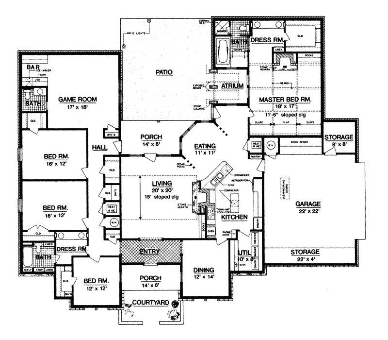 Spring Garden European Home Plan 020D-0234 - Shop House Plans and More