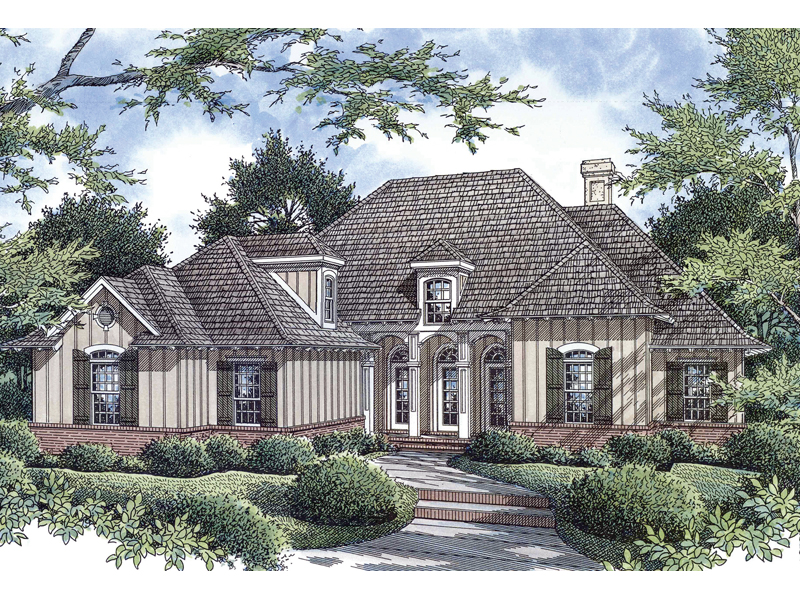 Yorkville Country French Home Plan 020D-0242 - Shop House Plans and More