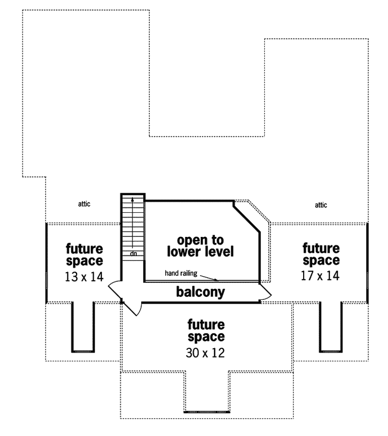 Craftsman House Plan Second Floor - Serramonte Craftsman Home 020D-0293 - Shop House Plans and More