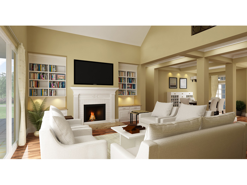 Victorian House Plan Living Room Photo 01 - Layton Country Craftsman Home 020D-0344 - Shop House Plans and More