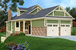 Craftsman House Plan Front of House 020D-0350