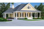 Cabin & Cottage House Plan Front of House 020D-0366