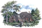 Traditional House Plan Front of House 020D-0367