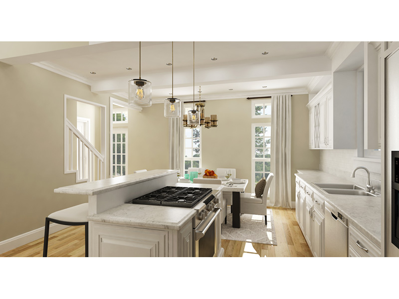 Southern House Plan Kitchen Photo 01 - Driscoll Path Southern Cottage 020D-0392 - Search House Plans and More