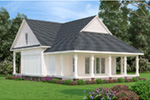 Lowcountry House Plan Rear Photo 01 - Fruitdale Southern Home 020D-0393 - Search House Plans and More