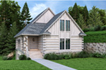 Log Cabin House Plan Front Photo 03 - 020D-0403 - Shop House Plans and More
