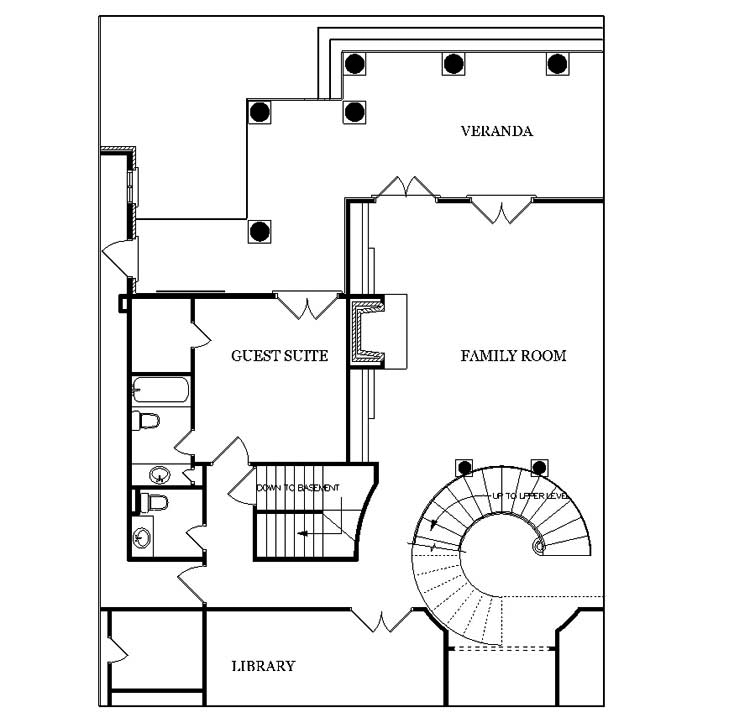 Colonial House Plan Optional Basement - Le Claire Georgian Home 020S-0002 - Shop House Plans and More