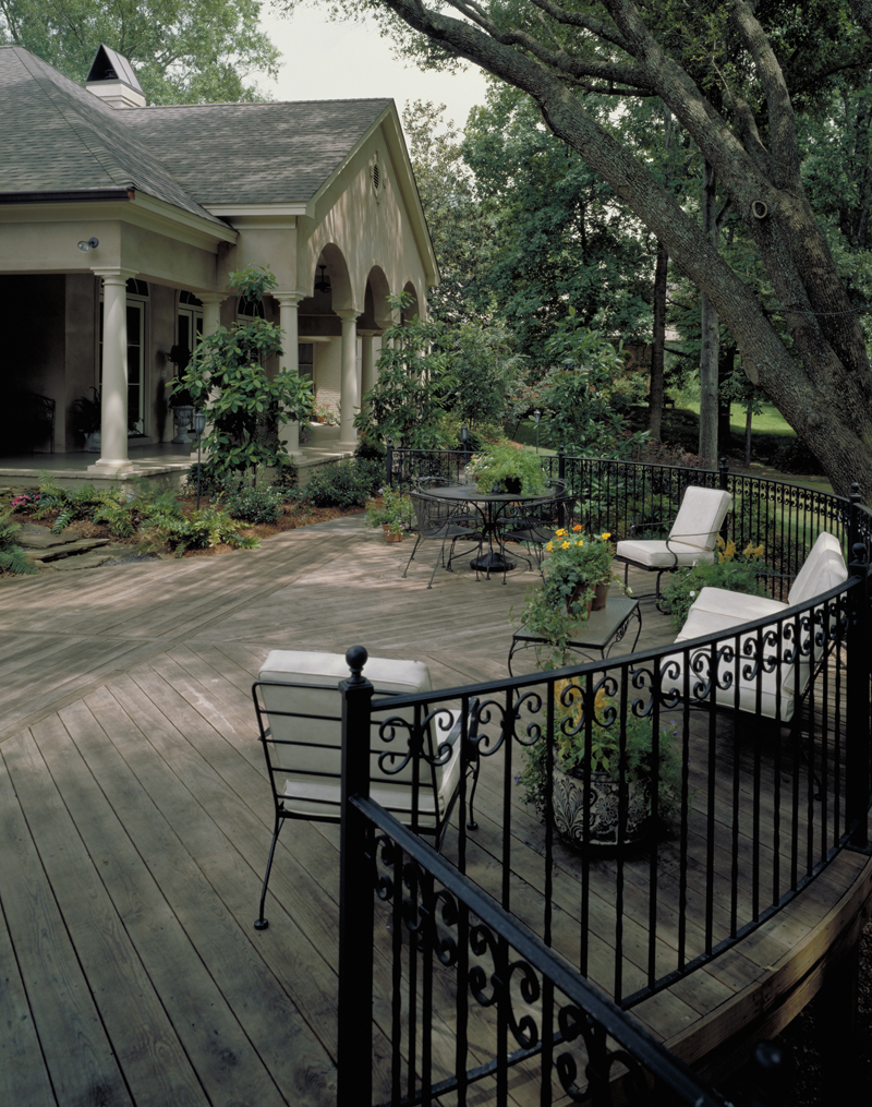 Luxury House Plan Deck Photo 01 - Wembleton Traditional Home 020S-0004 - Shop House Plans and More