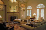 Luxury House Plan Living Room Photo 01 - Wembleton Traditional Home 020S-0004 - Shop House Plans and More