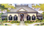 Luxury House Plan Front Image - Westfall Greek Revival Home 020S-0006 | House Plans and More