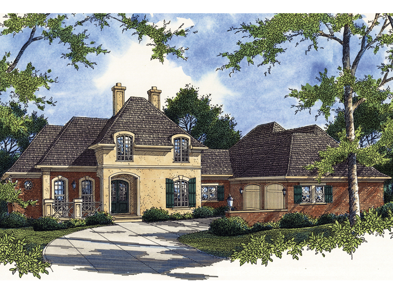 A Luxury Two-Story European Style Chateau