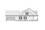 Luxury House Plan Left Elevation - Somerset Manor Country Home 020S-0022 - Shop House Plans and More
