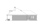 Traditional House Plan Right Elevation - Collison Southern Craftsman Home 021D-0004 | House Plans and More